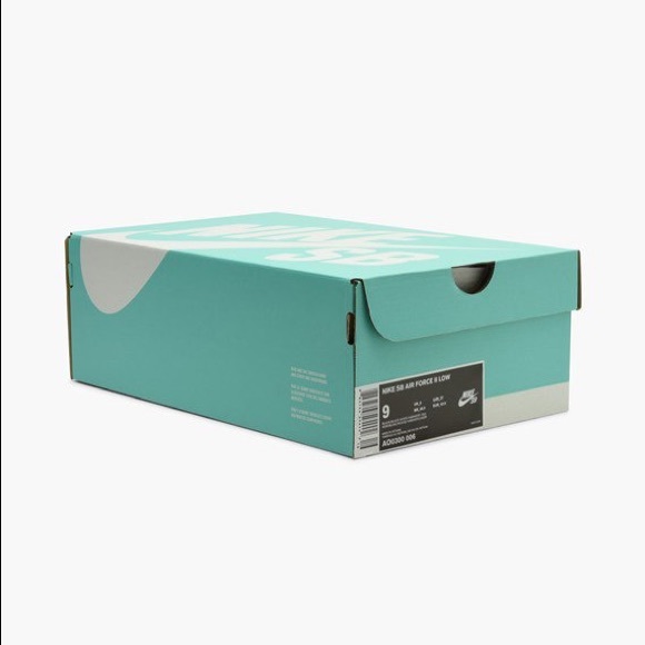 Nike SB Air Force II Low Habanero Red AKA Jordan Bred - Picture 8 of 8